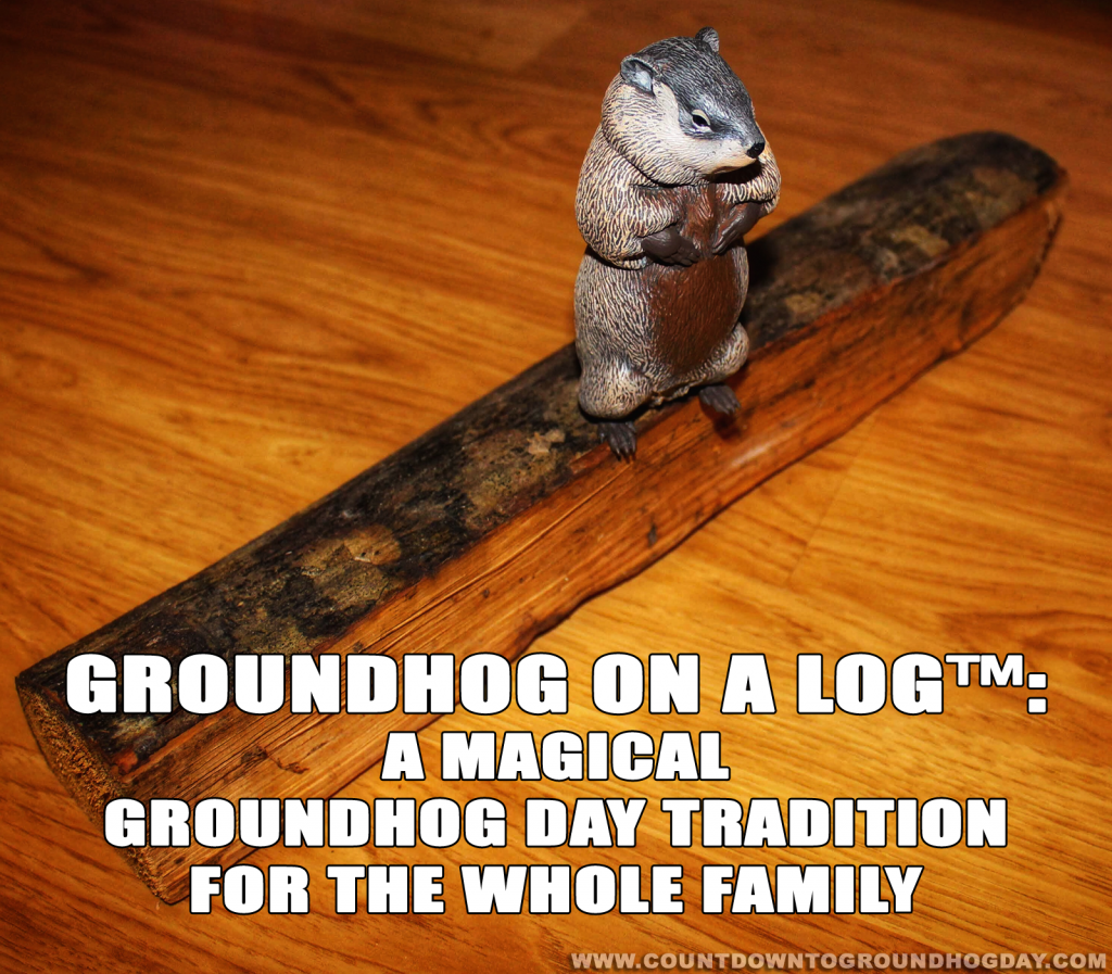 Groundhog on a Log