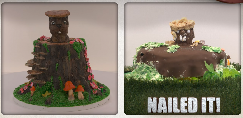 Pop-Up Groundhog Cake entry