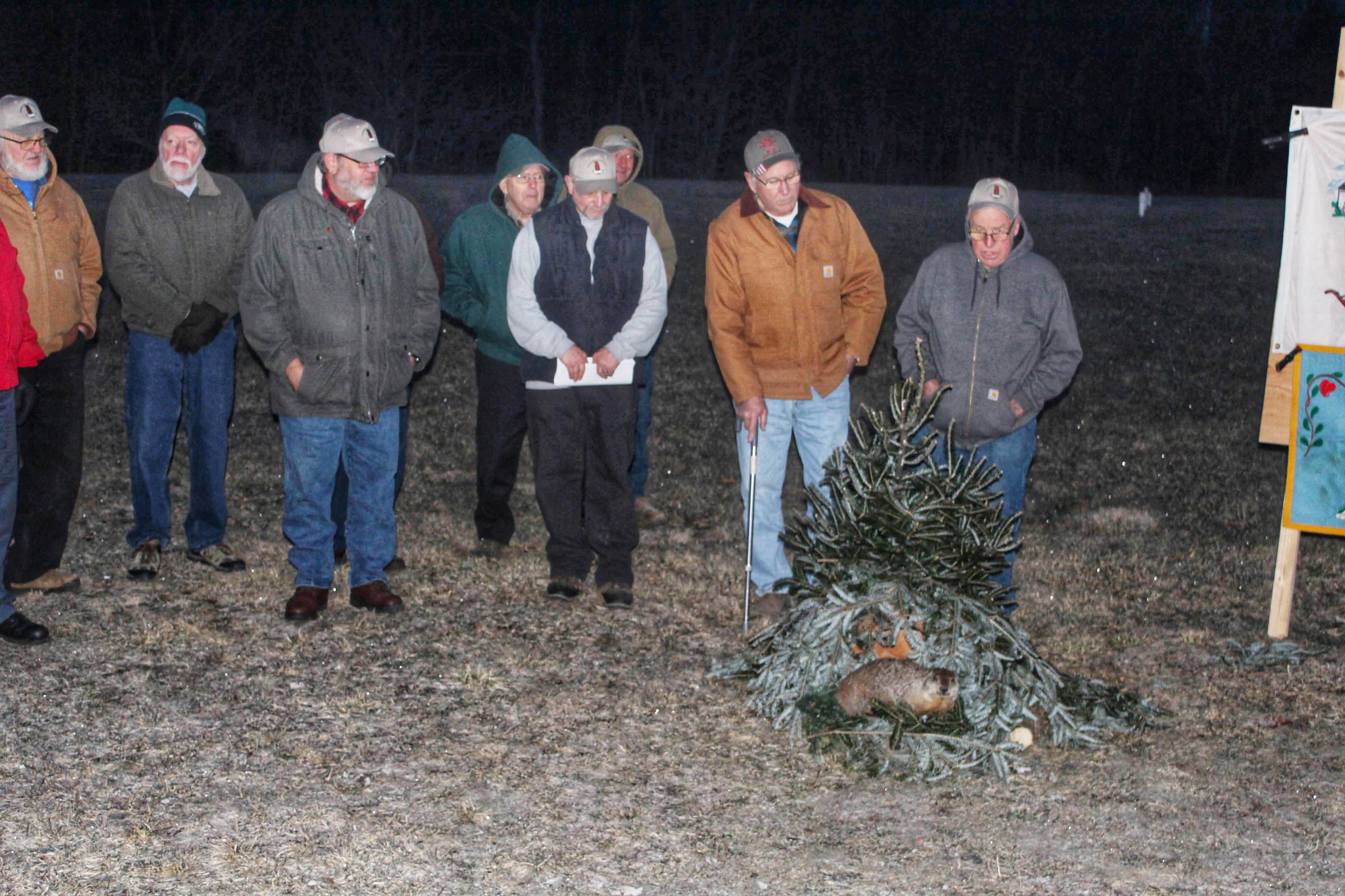 Schnogadahl Sammi's Groundhog Day 2023 ceremony