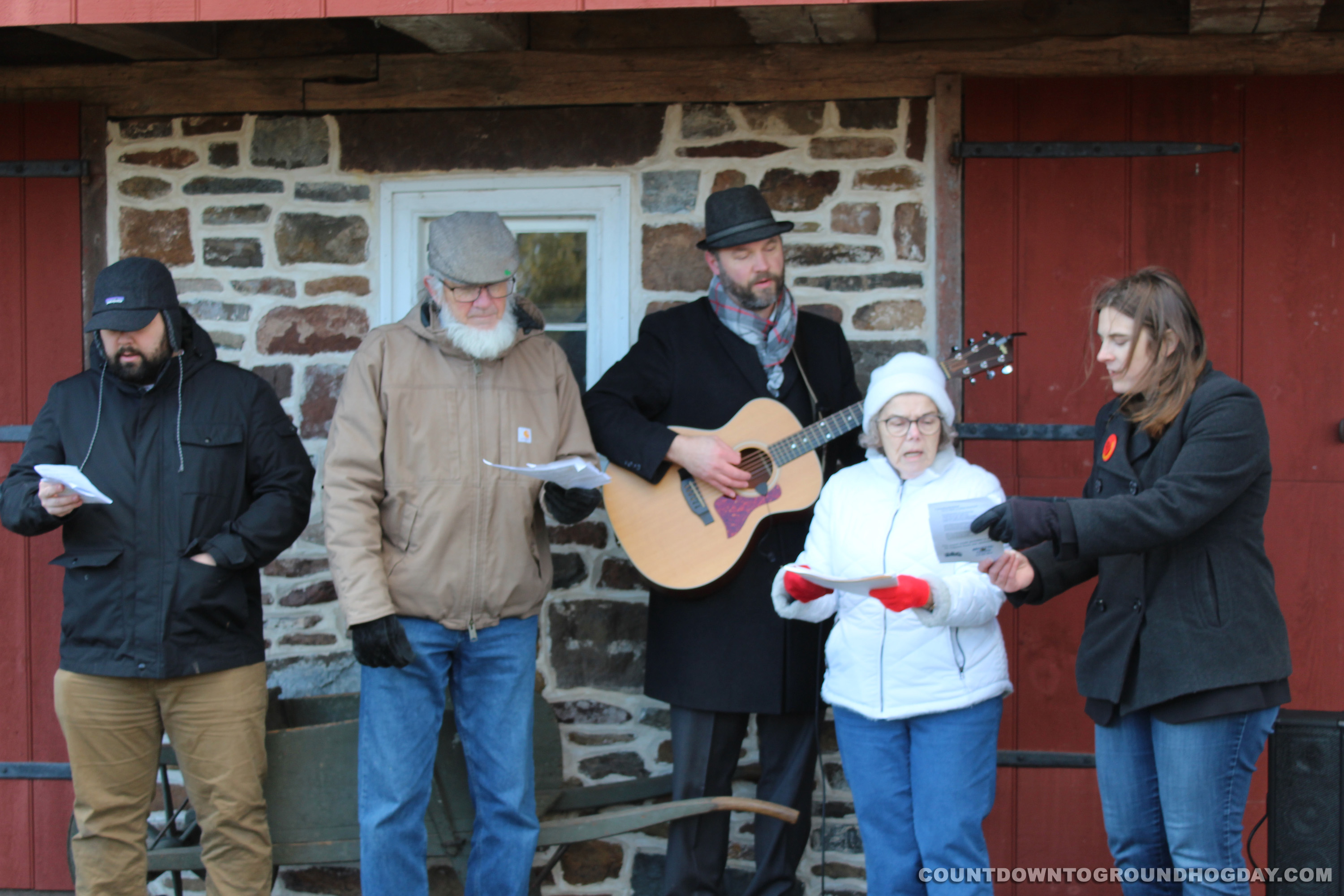 Groundhog Day carolers