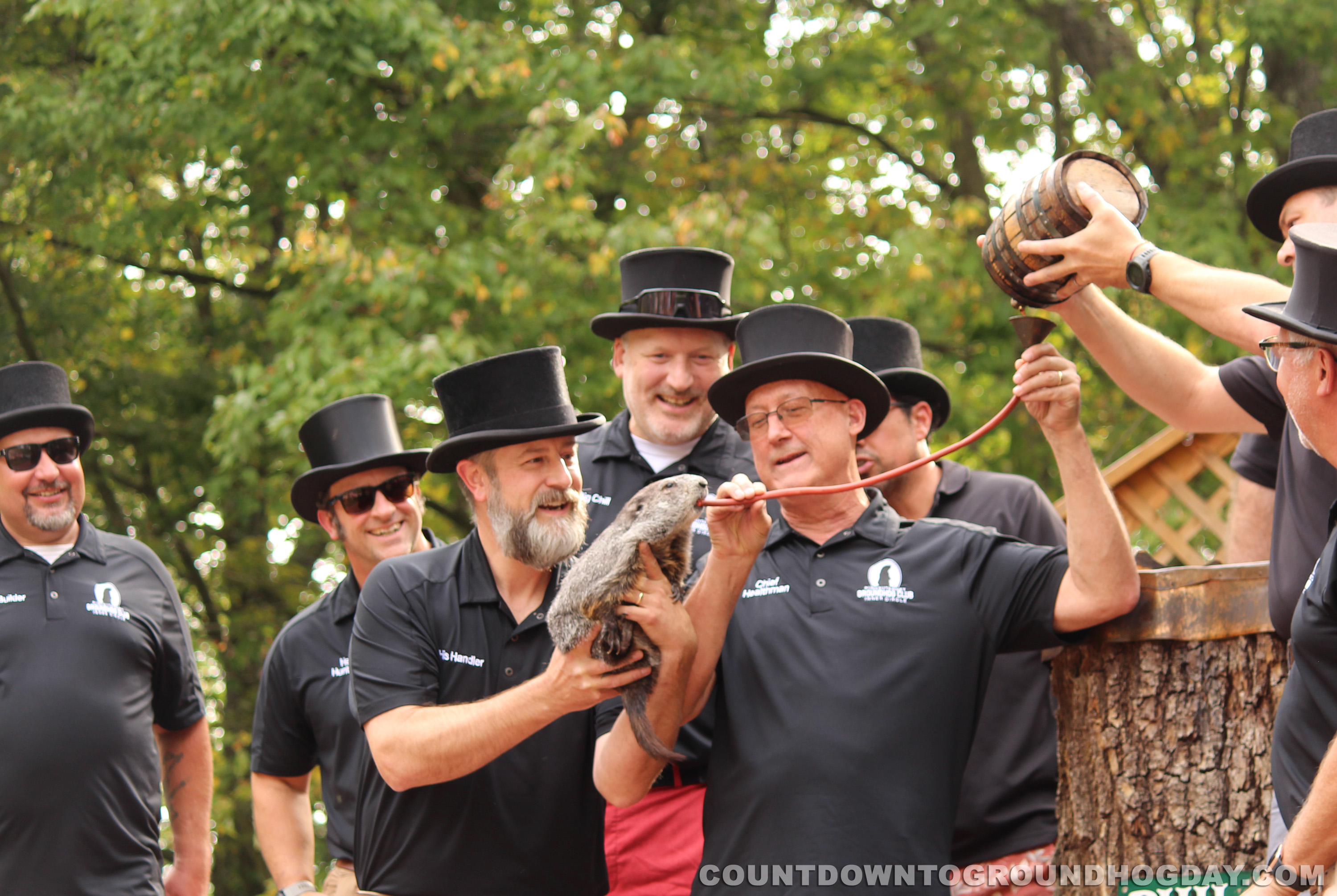 Punxsutawney Phil continues sipping the Elixir of Life