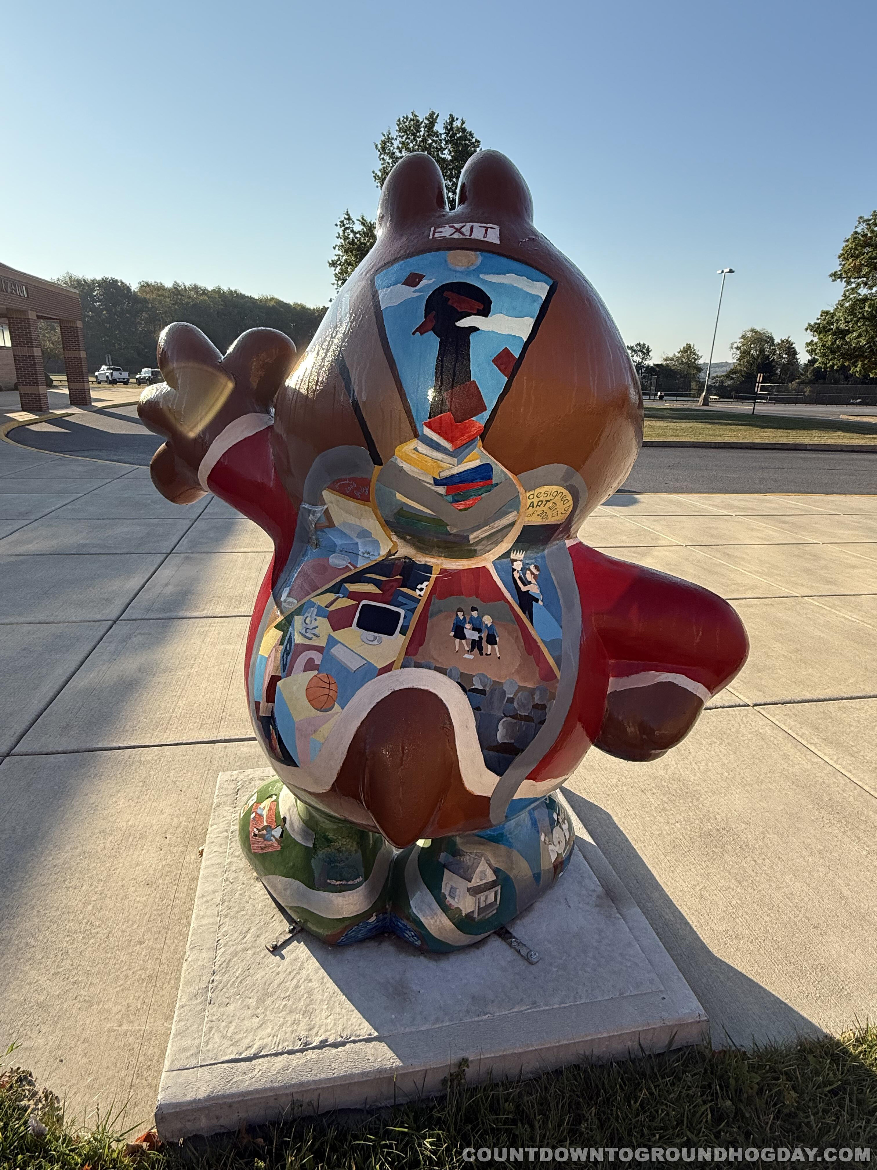 Back of 'Oh The Places Phil Will Go' Phantastic Phil