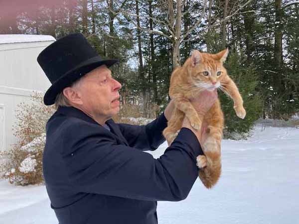Concord Casimir makes his annual forecast at Ellison Creek Knob